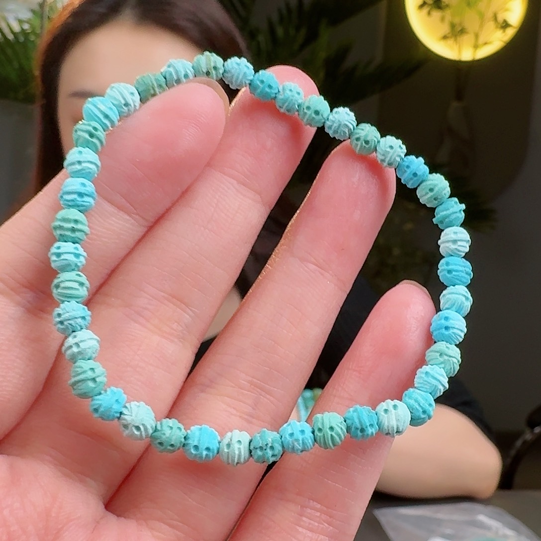 绿松石珠宝奇石未镶嵌