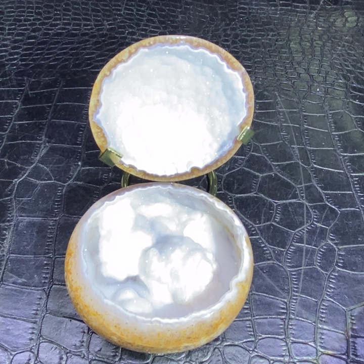 水晶雪景聚宝盆未镶嵌