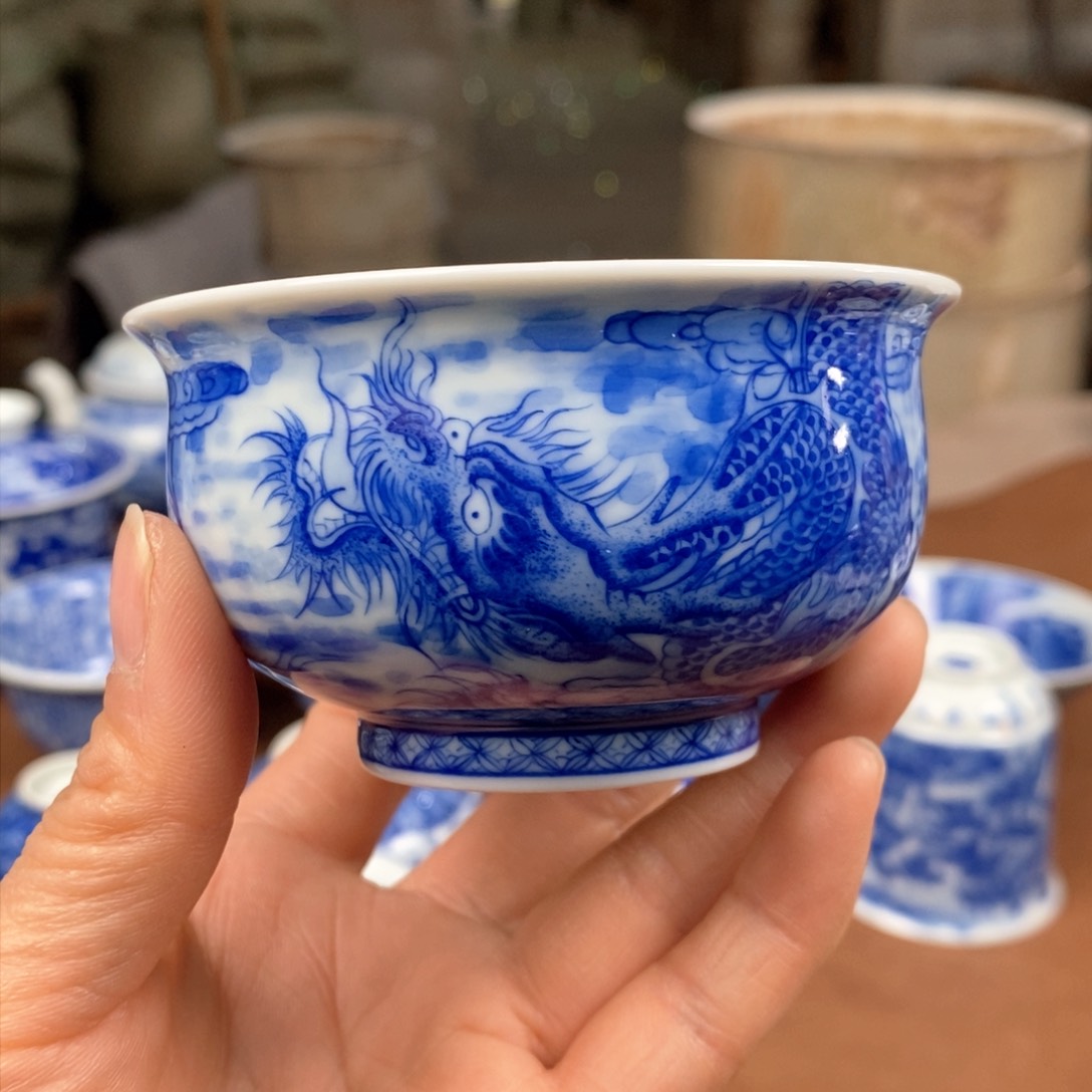 杯景德镇陶瓷手工手绘