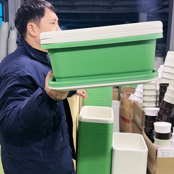 特价方菜盆长38宽28高15米色3个带托