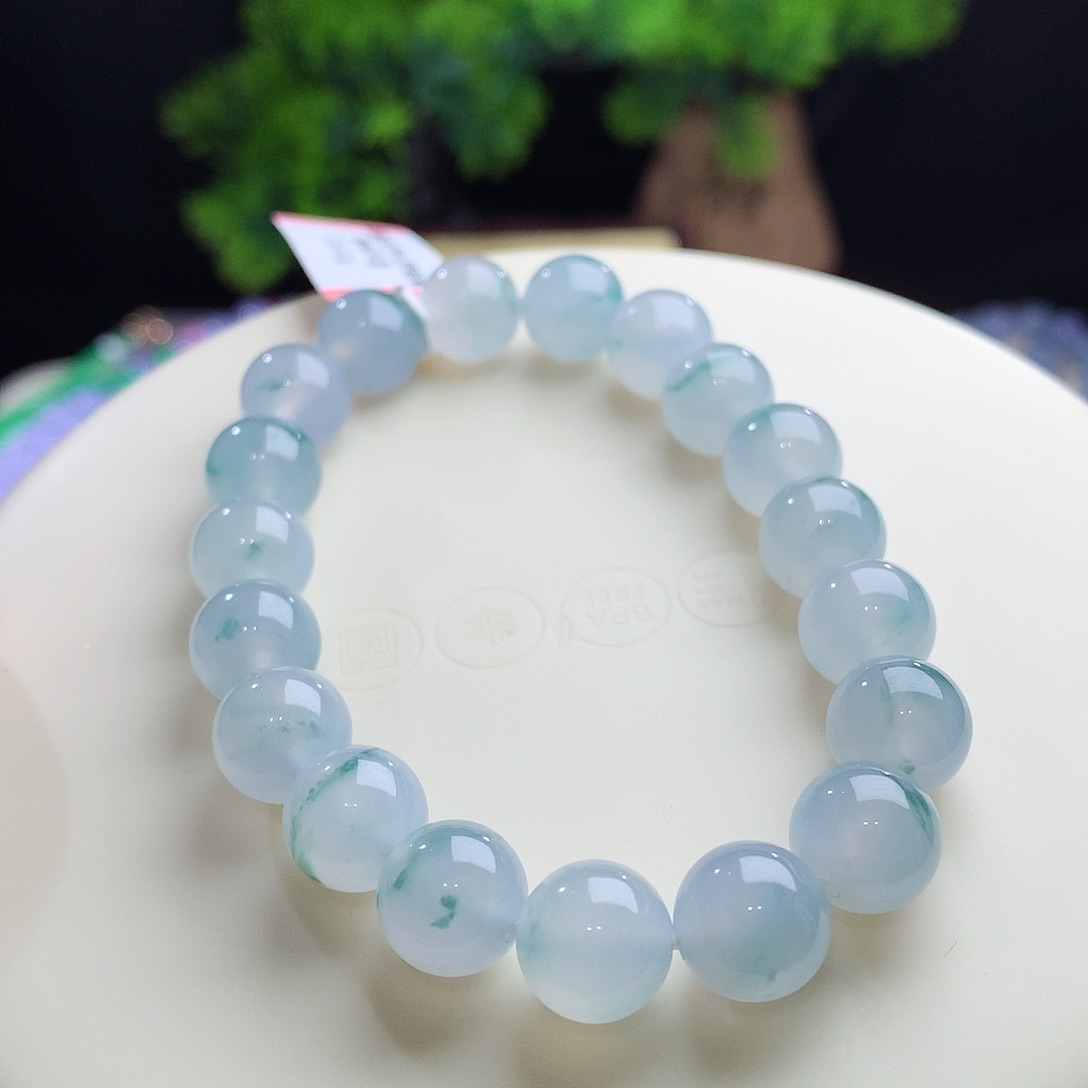 未镶嵌手串翡翠卡10mm