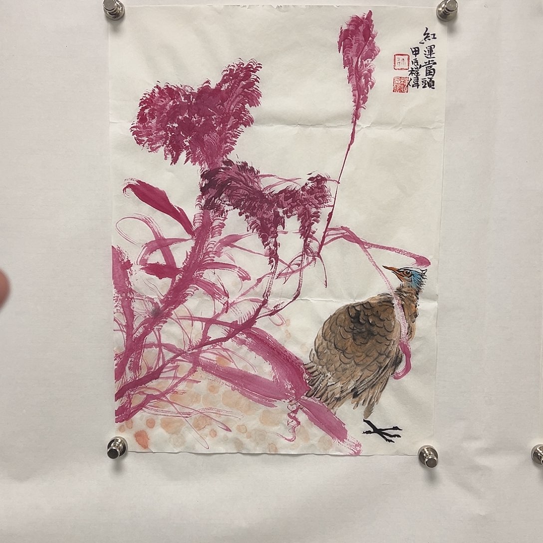 国画书法艺术作品多次