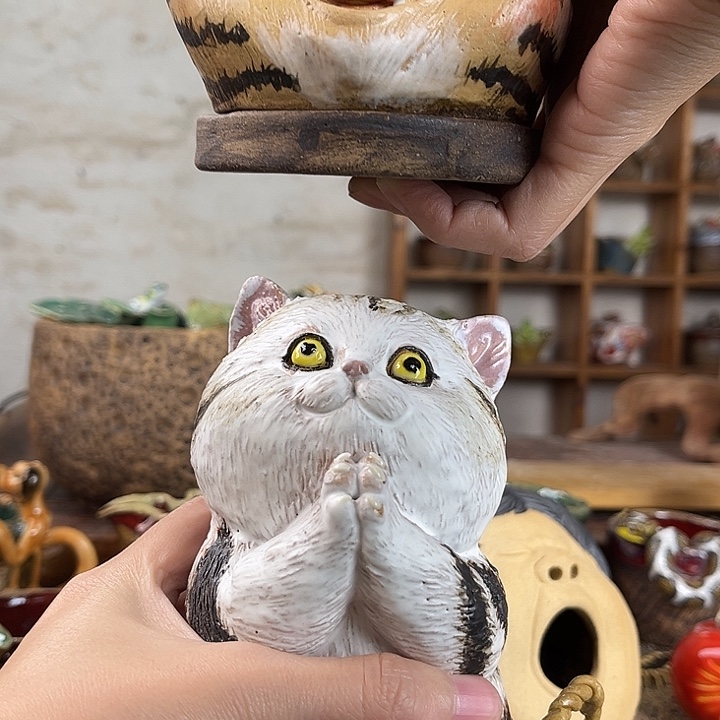 不***也猫咪香插香炉12133556888888885558