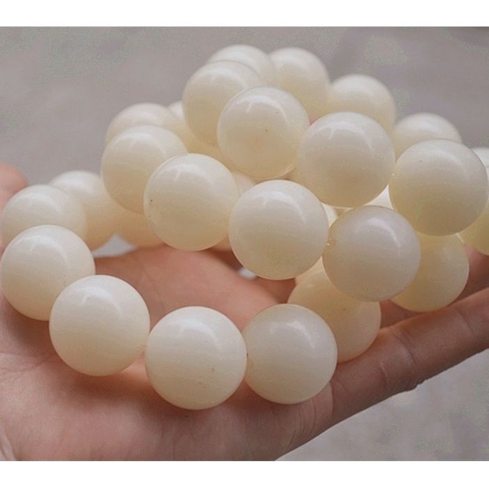 菩提根17-18mm大白圆一条有黑点瑕疵款