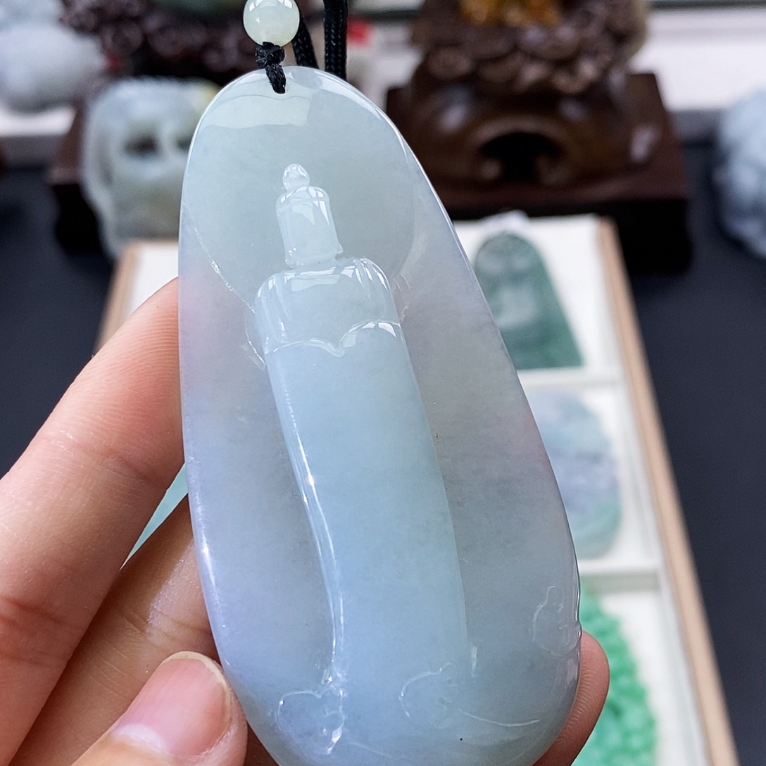 颈饰未镶嵌翡翠缅甸翡翠a货