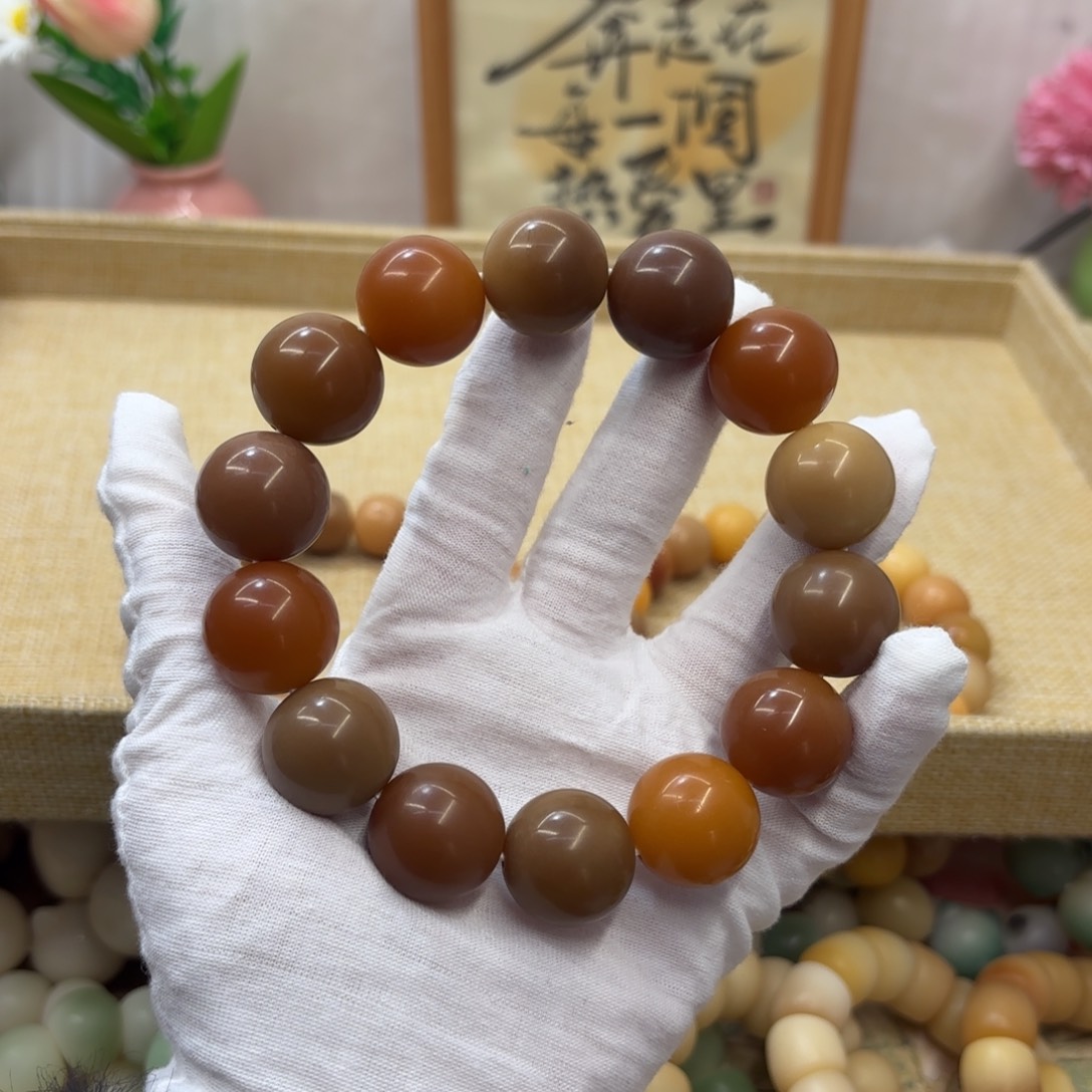 菩提根/象牙果吊坠20干磨落地果稀有圆珠默认瑕386