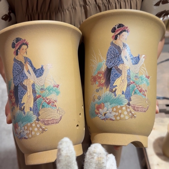 紫砂紫砂花盆破损补发尺寸22/17/14