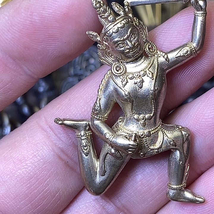 藏传文玩微瑕不动明王