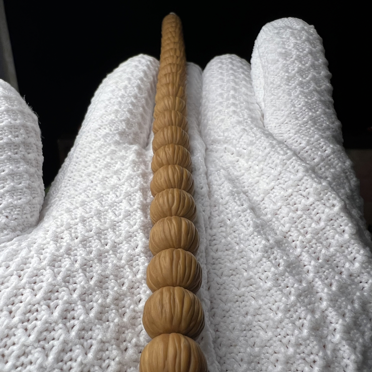 【精品·911】雕刻911猴头核桃雕刻手串