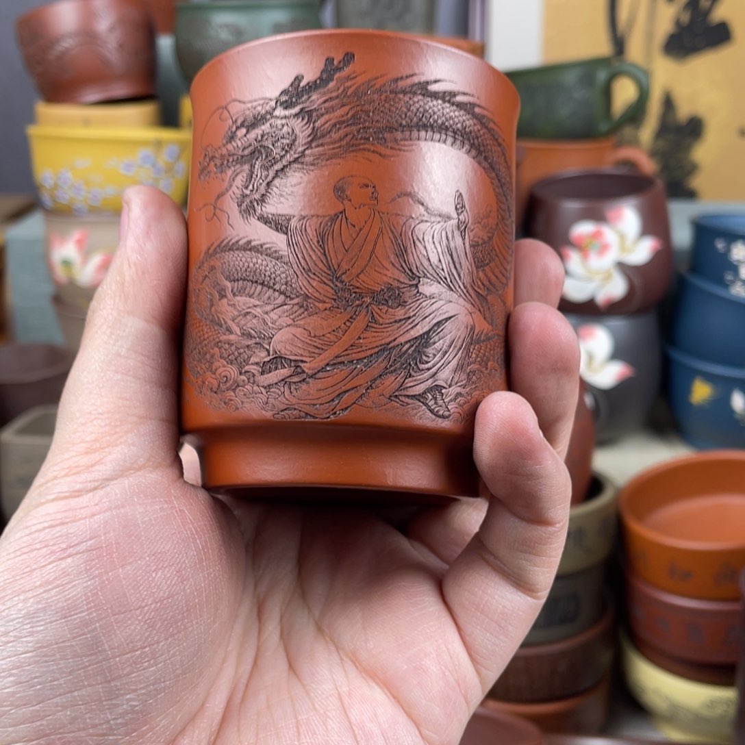 紫砂茶杯紫砂茶杯