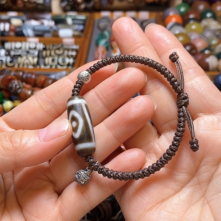 玛瑙/玉髓手串未镶嵌顺**然