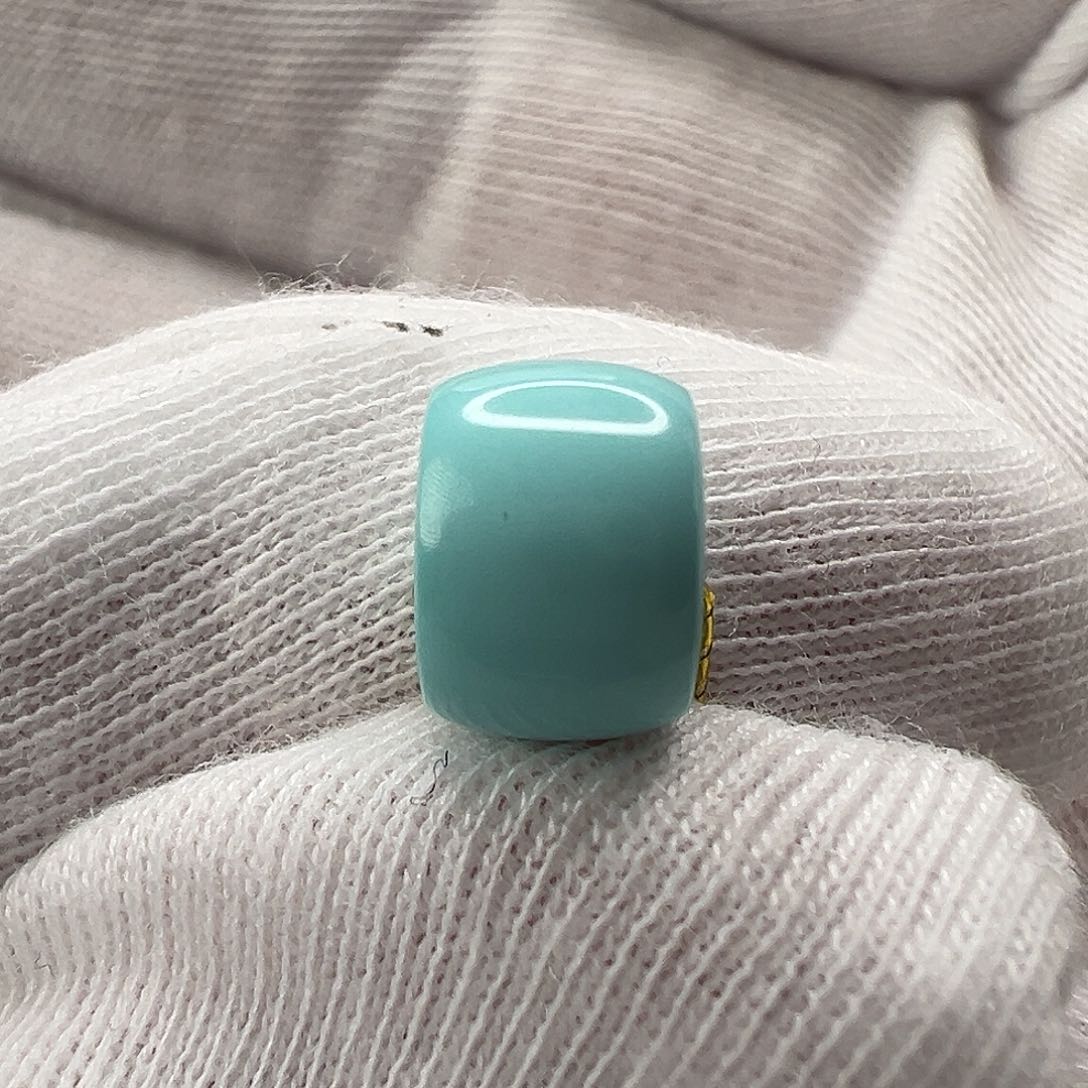 绿松石未镶嵌直切珠