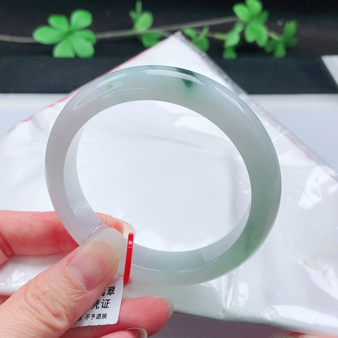 未镶嵌手镯翡翠57圈
