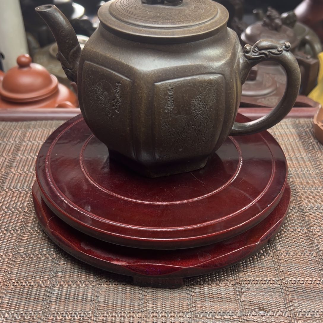 茶壶紫砂宜兴原矿紫砂壶450毫升容量
