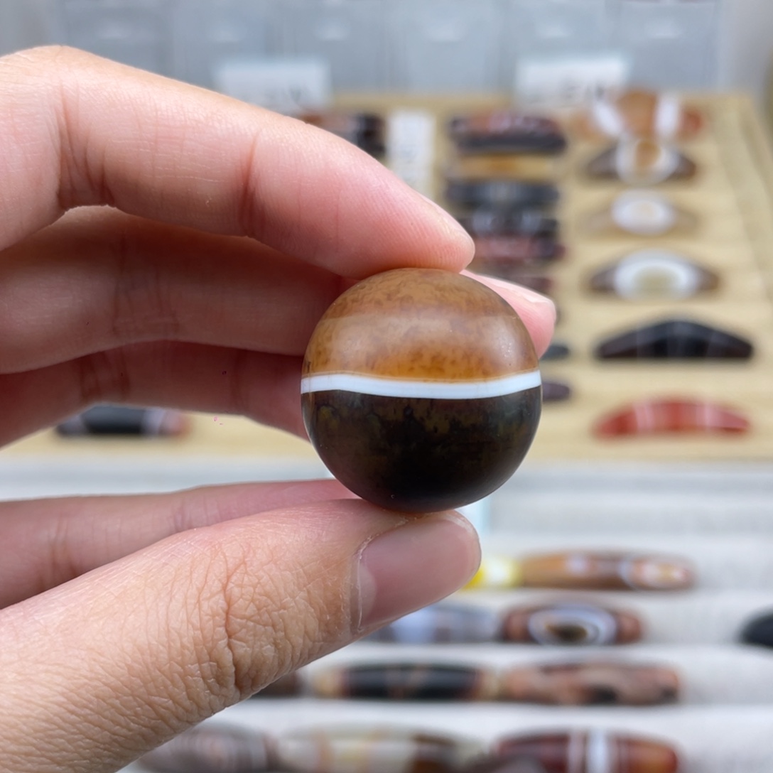 无***常玛瑙/玉髓合金颈饰