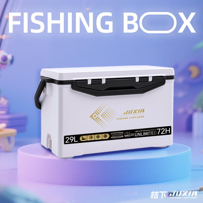 JUXIA钓鱼人专属摆件车载摆件香薰盒手办模型钓箱模型1:6