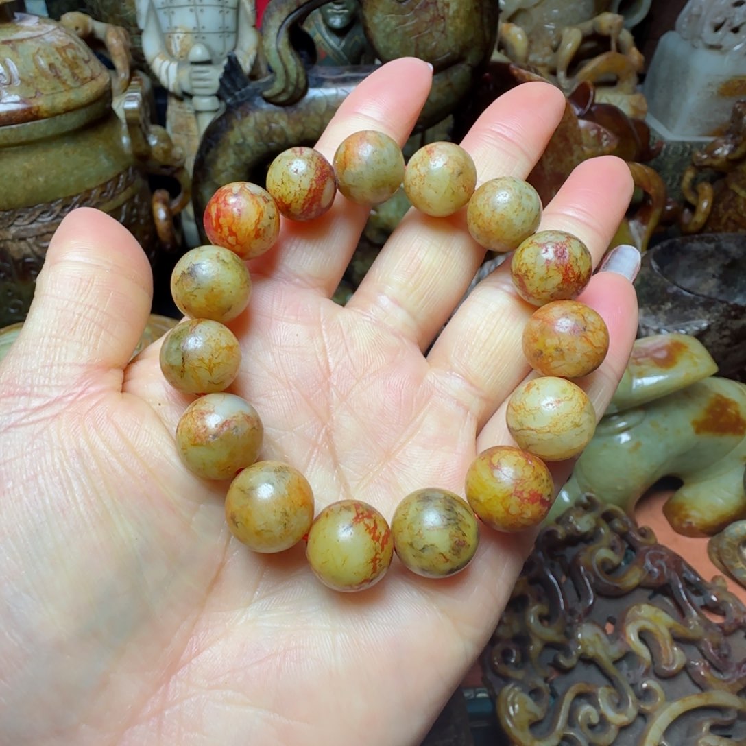 和田玉手串未镶嵌