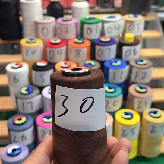 化纤高士深咖色30号