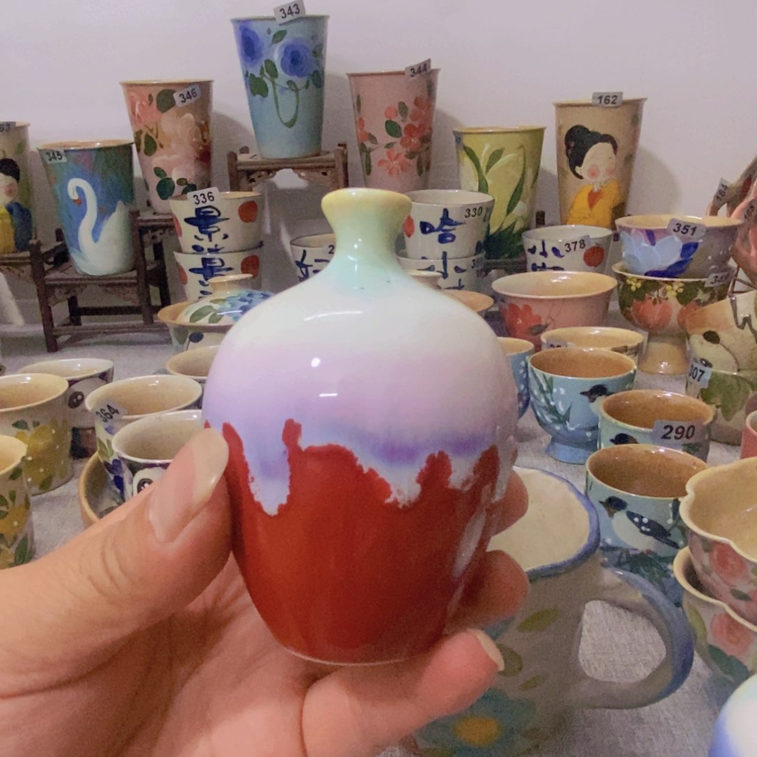 摆件景德镇陶瓷瓶