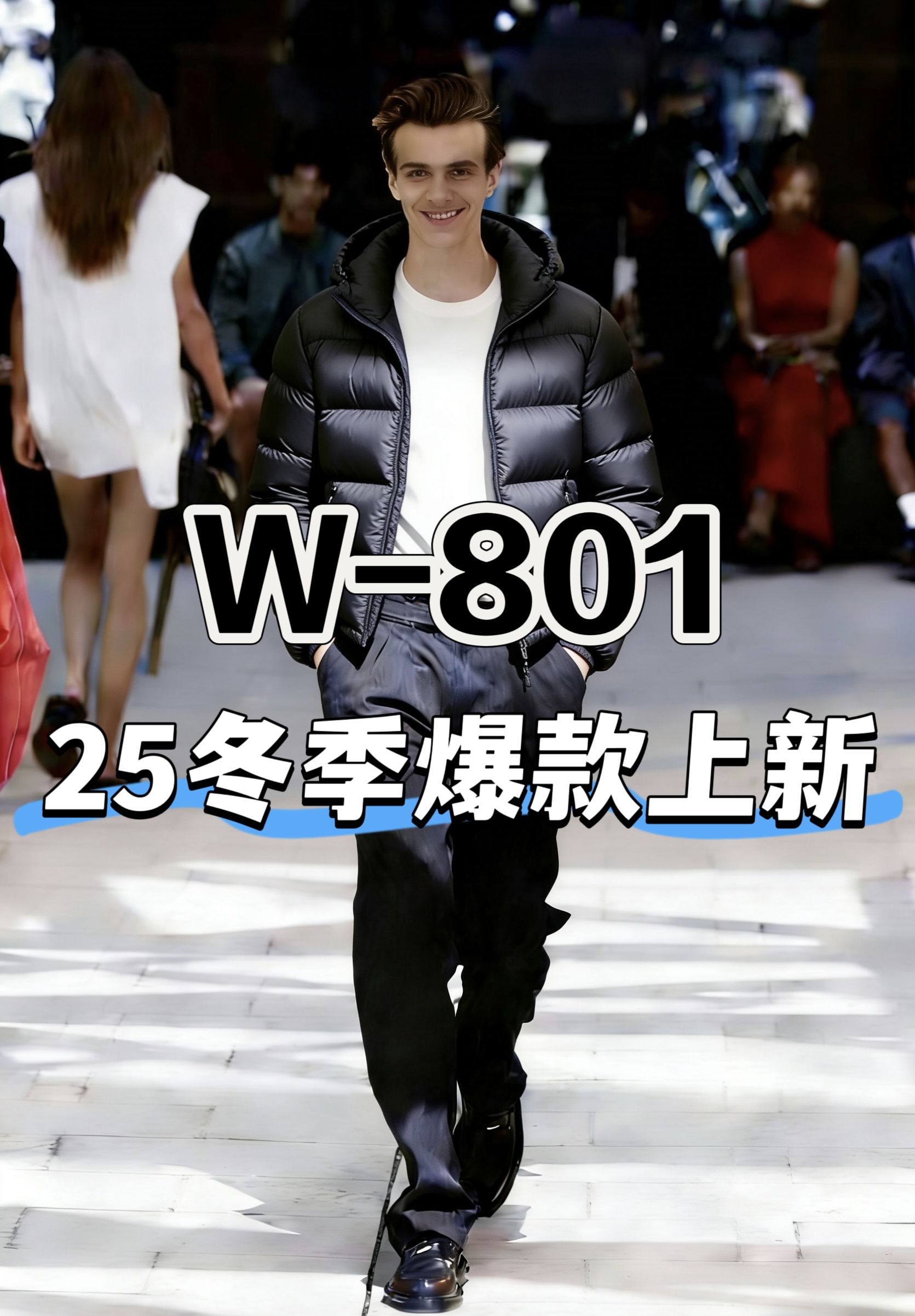 【政】25年冬季专柜首发爆款男士连帽羽绒外套轻奢经典百搭不过时