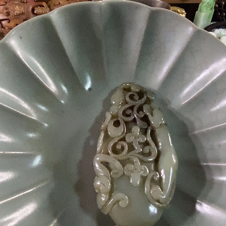 摆件新号开播瓷器一个