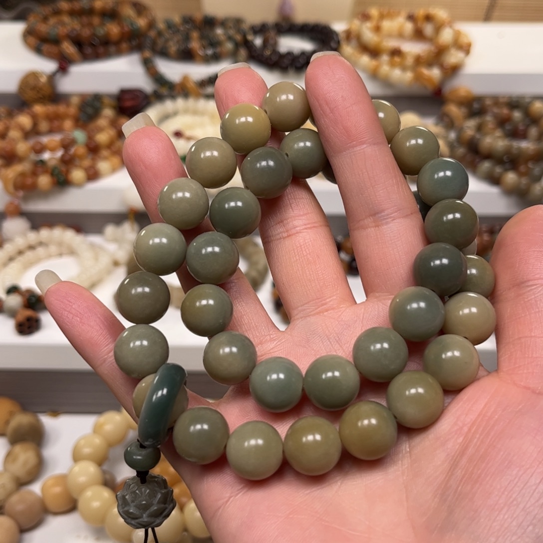 白玉菩提吊坠下播福利双圈一条