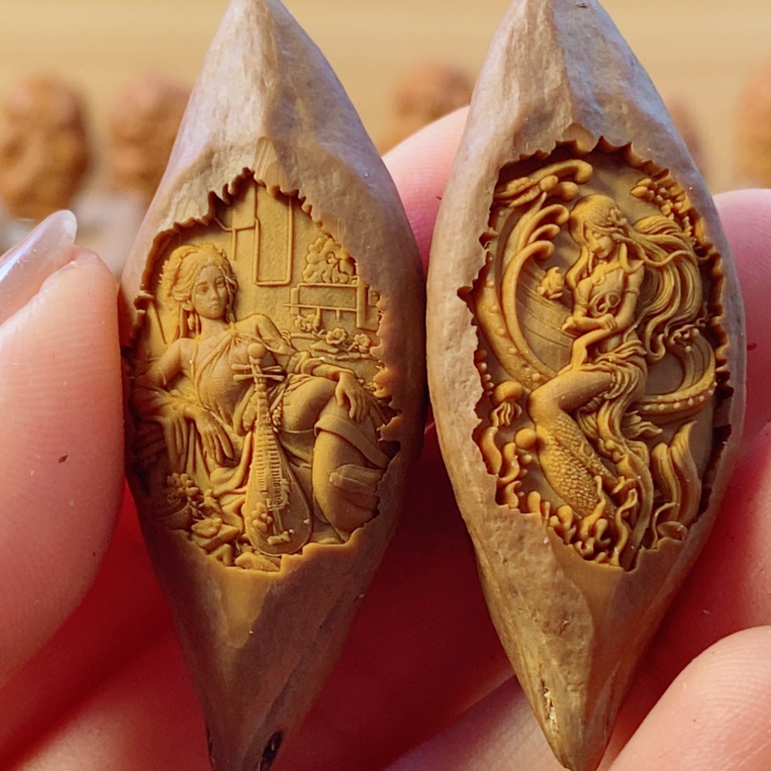 小***帅手串/手链橄榄核原皮美女