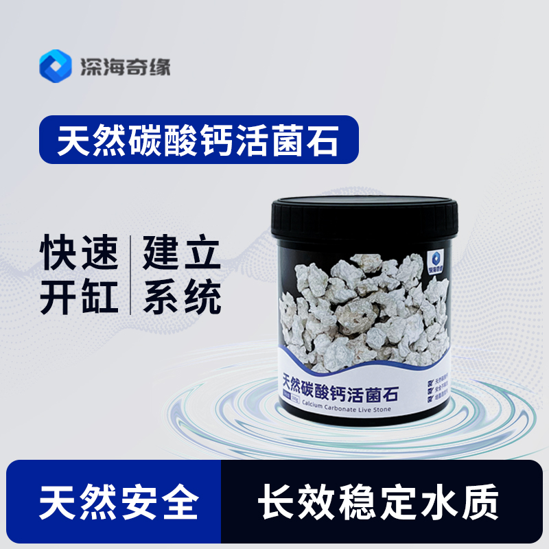 深海奇缘天然碳酸钙活菌石活石引渡菌群高效开缸快速建立硝化系统