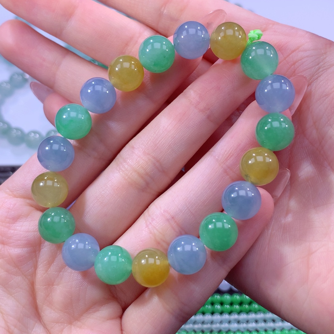 未镶嵌手链翡翠翡翠