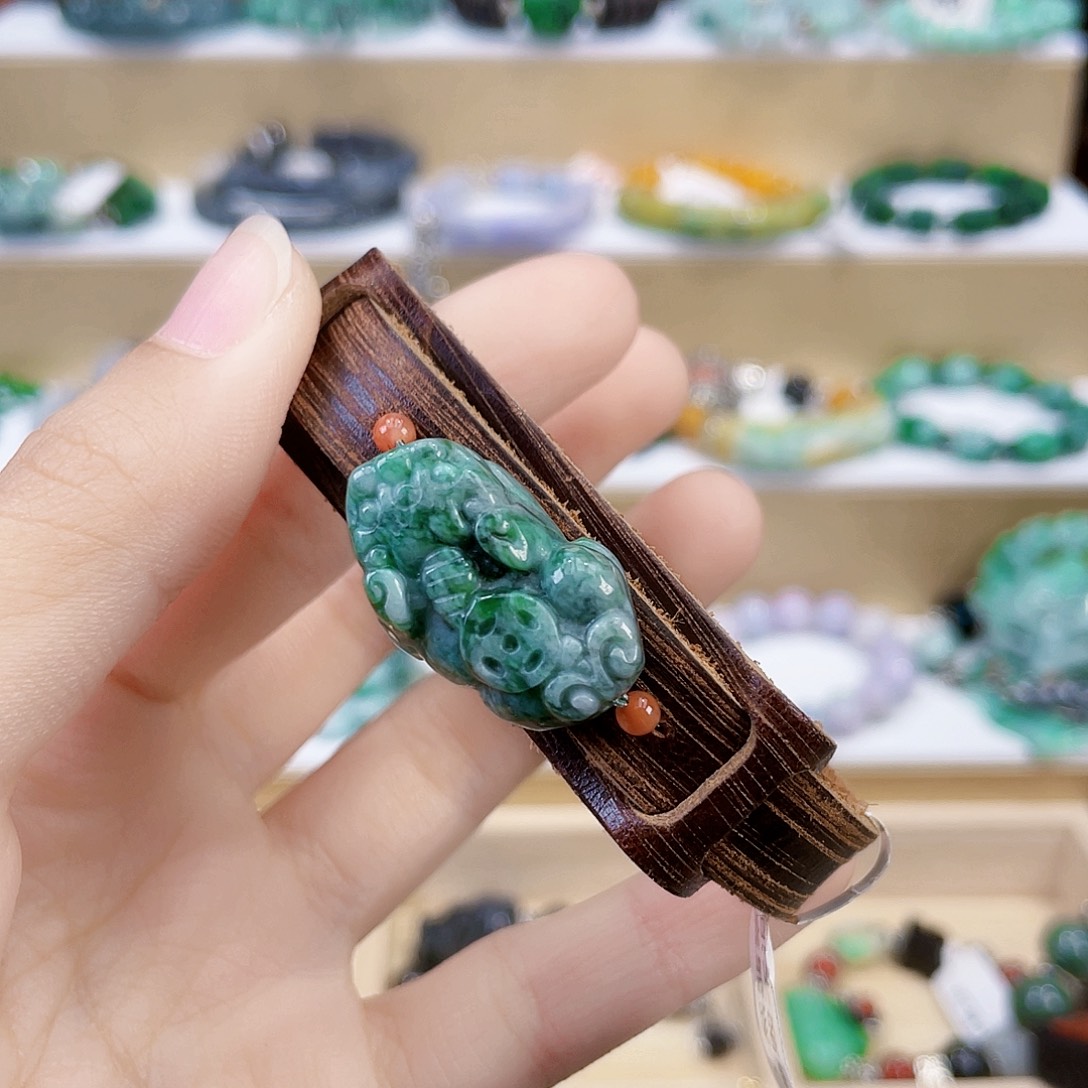 翡翠未镶嵌手链手链