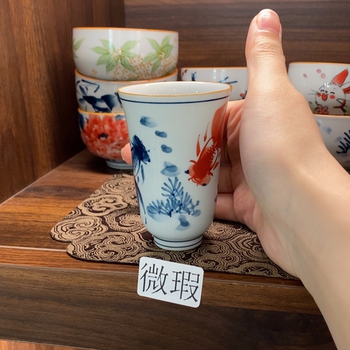 釉下老陶泥手工绘制