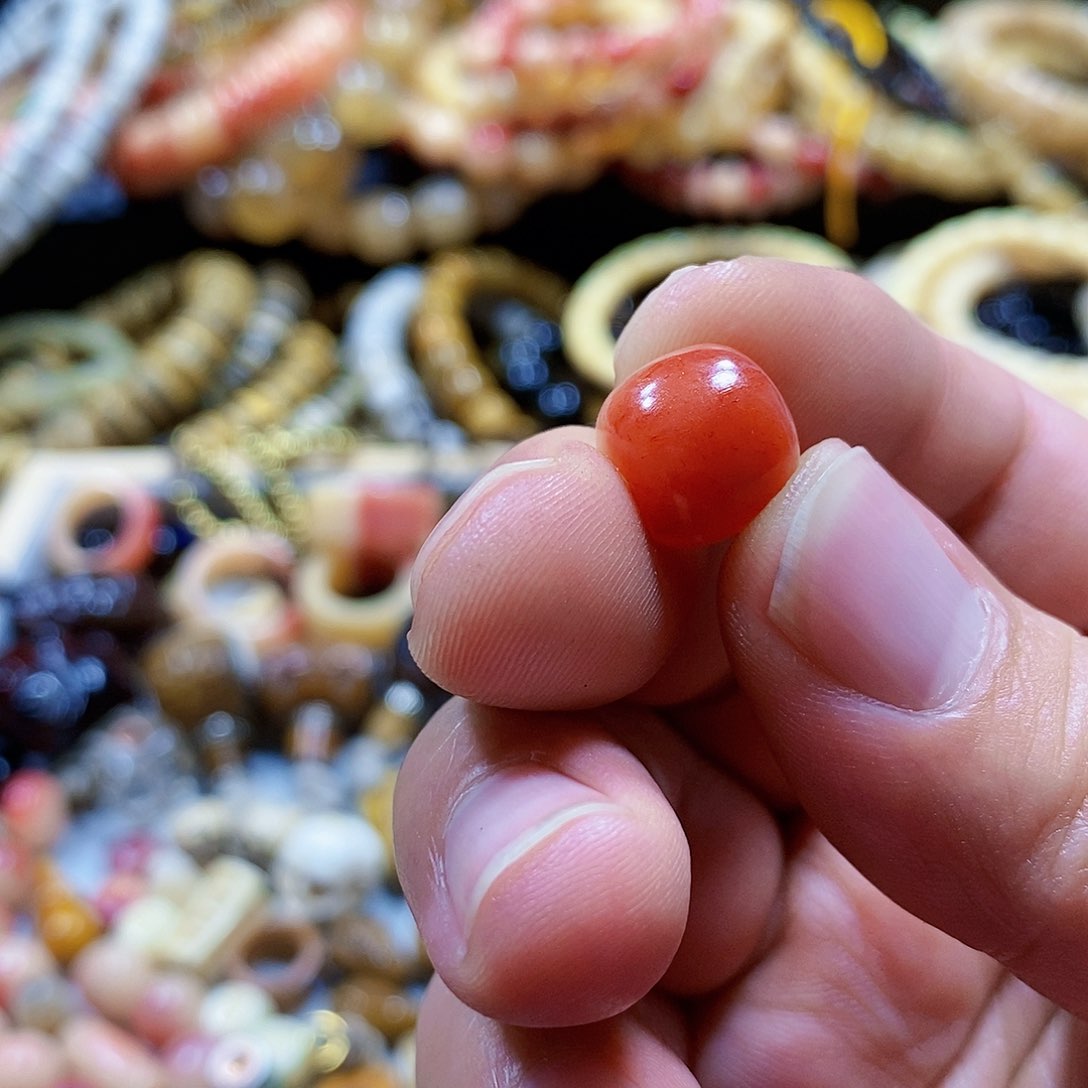 驼骨摆件孙*12老型单珠