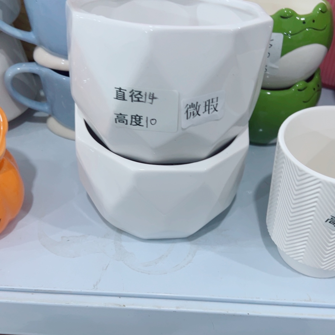 有孔，陶瓷花盆满10米包邮发货