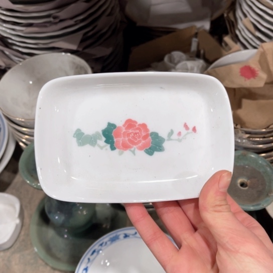 瓷醴陵釉下手绘高温瓷13厘米