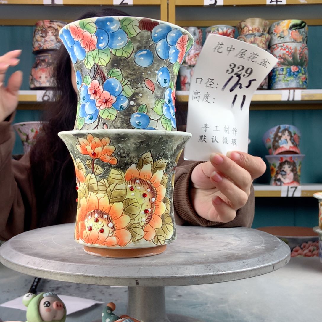 罐景德镇手工瑕疵329