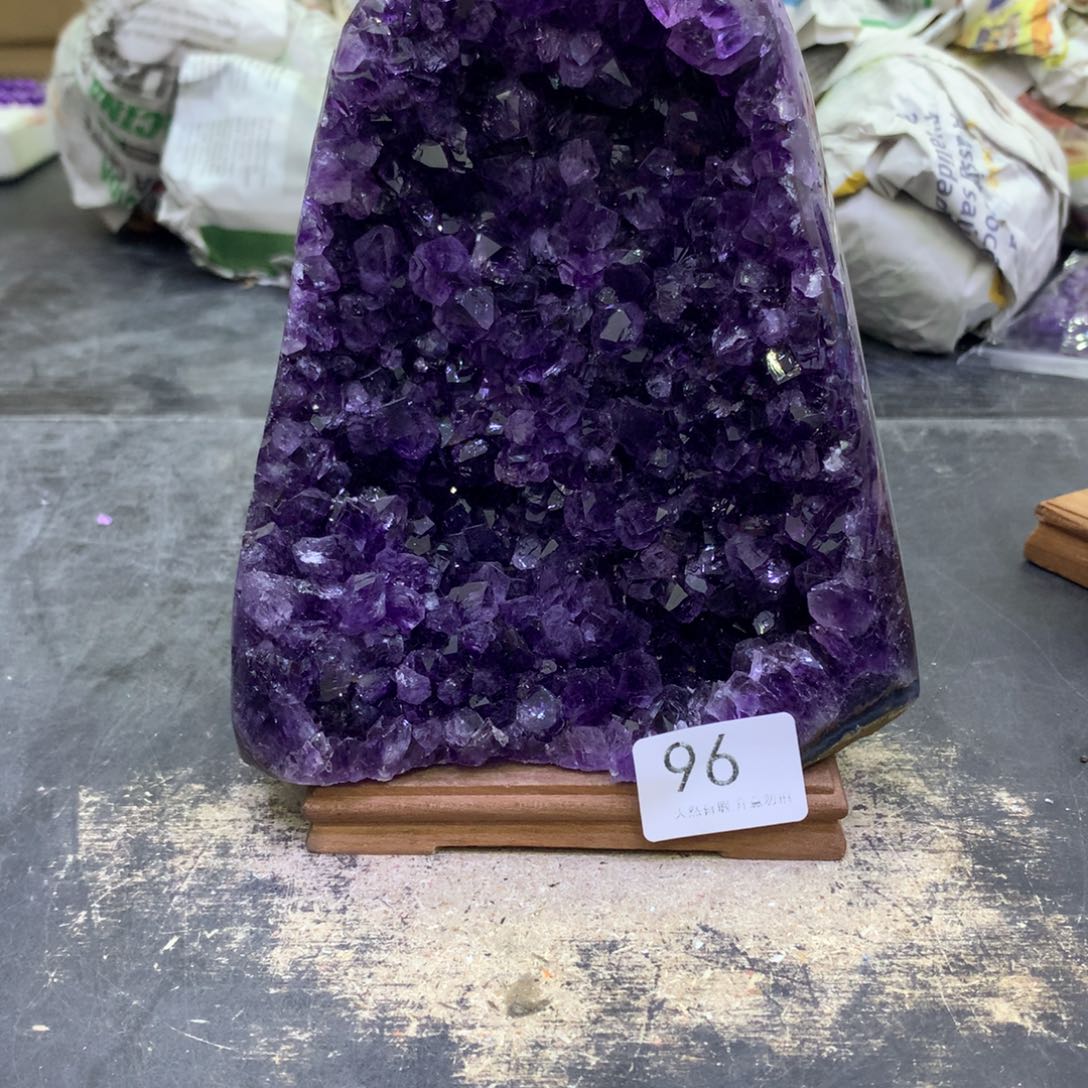 水晶摆件未镶嵌紫晶96