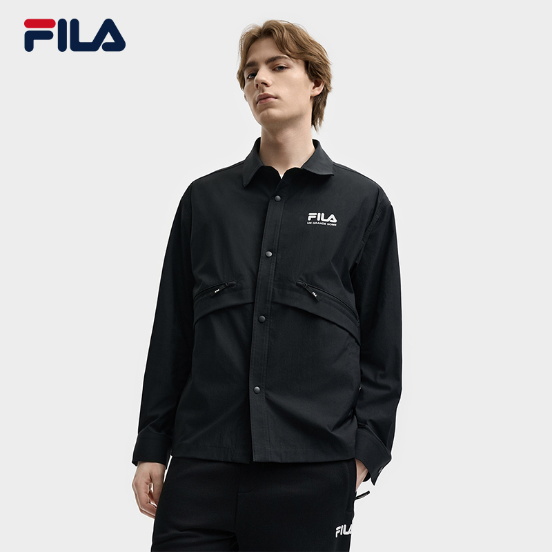 【大兜派克外套】Fila/斐乐男秋季新款外套潮流休闲夹克F11M539403F