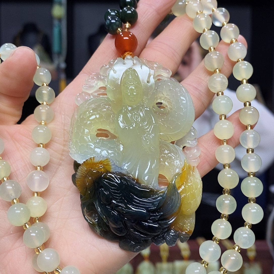 岫玉挂件吊坠未镶嵌