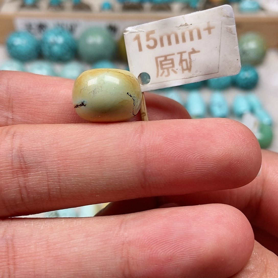 未镶嵌绿松石珠宝半成品