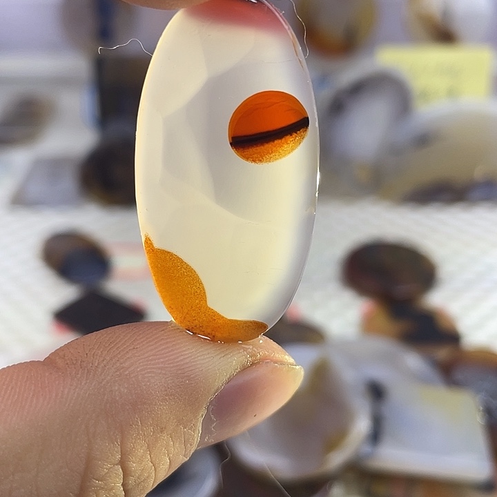 玛瑙/玉髓合金颈饰