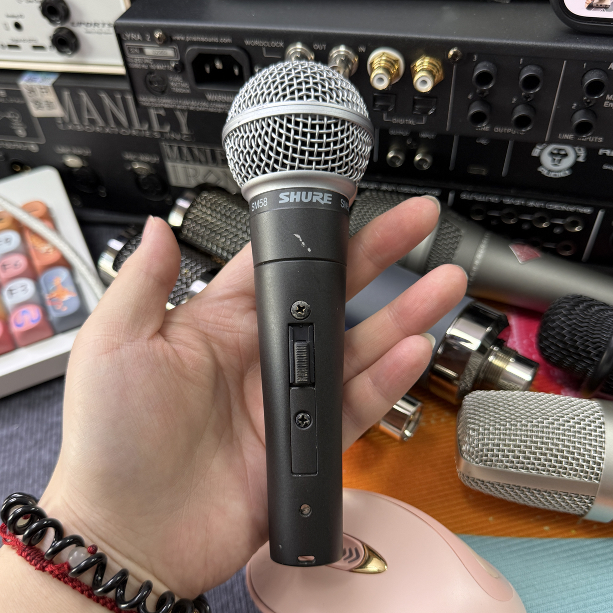 8新 Shure/舒尔 sm58s带开关有线正品不支持七天无理由