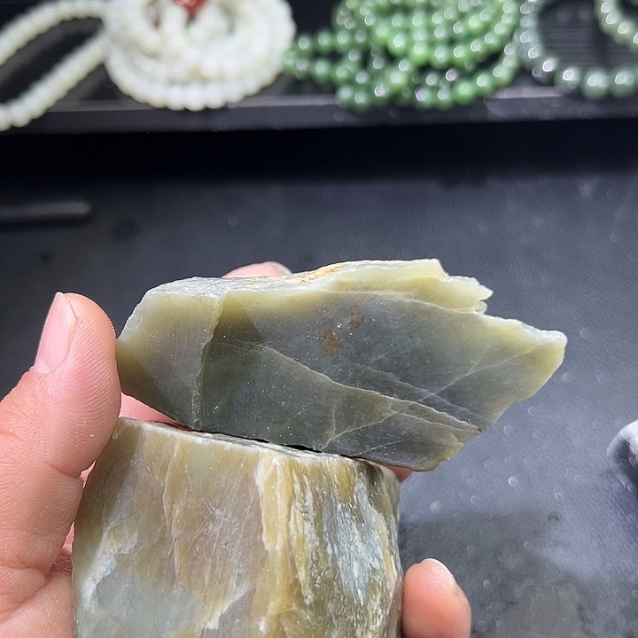 和田玉（糖玉）未镶嵌车挂