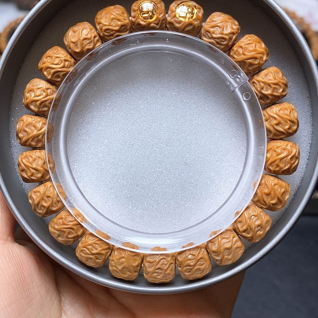 猴头核桃手串双标虎须尺寸10左右全品单号367号