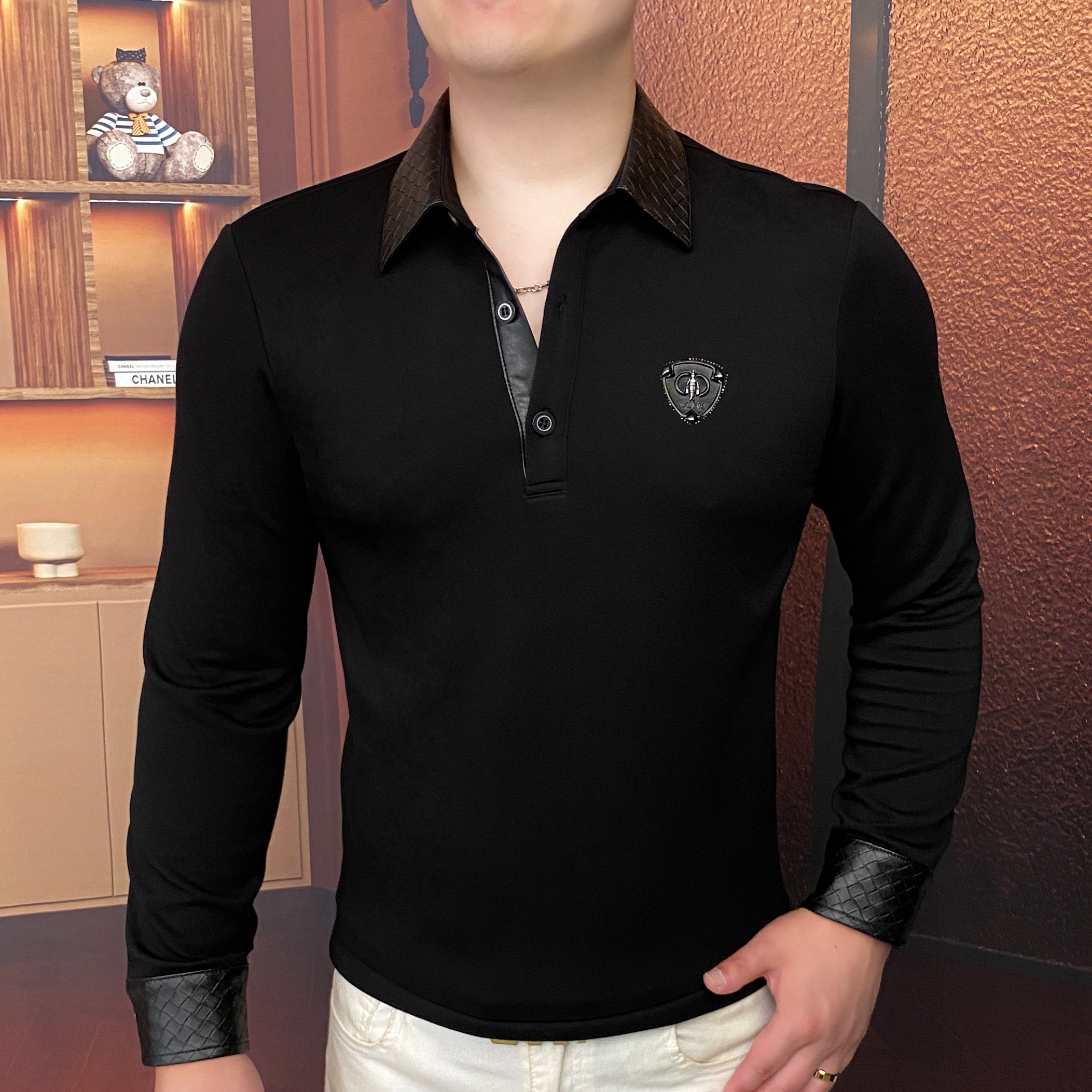 《神秘隐章》2025秋季新款卫衣时尚商务潮流百搭套头长袖帅气男士Z