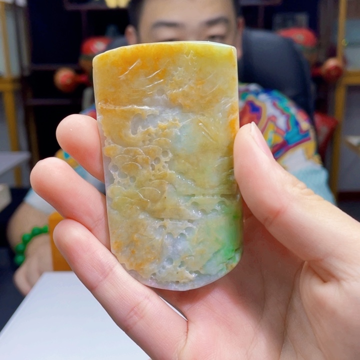 翡翠未镶嵌吊坠(不含链)尕*疼A175