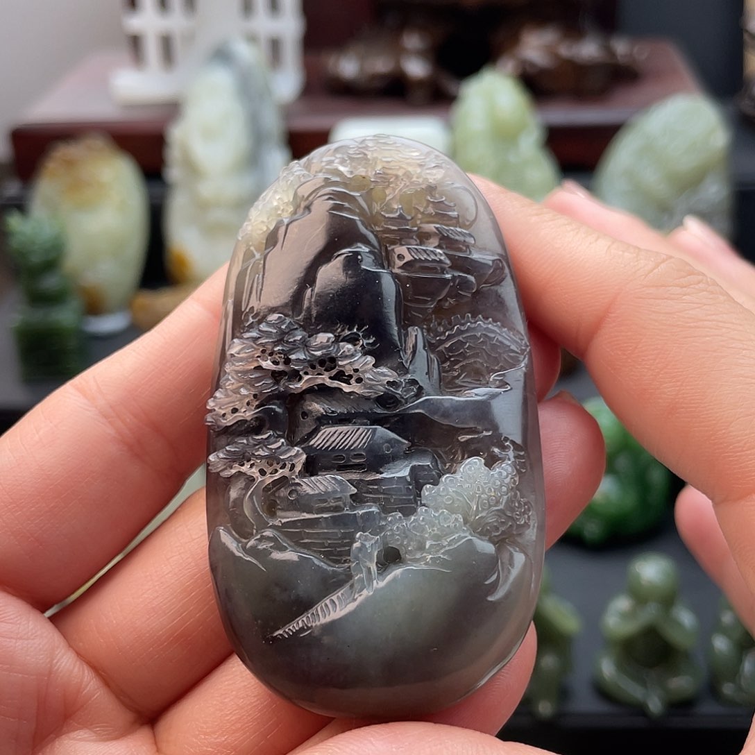 和田玉颈饰未镶嵌