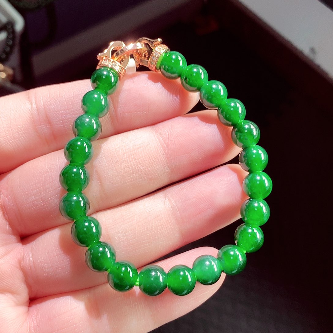 未镶嵌翡翠手链天然翡翠手链未镶嵌