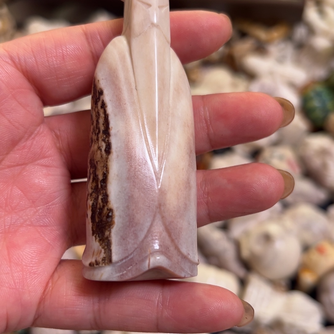 鹿骨把件生*手把件