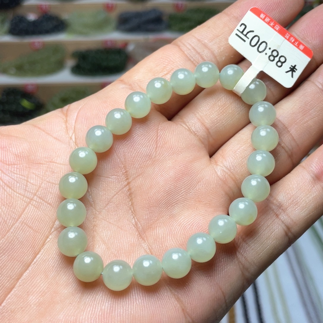 颈饰未镶嵌和田玉8mm