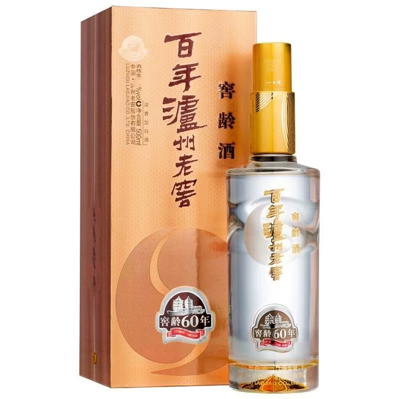 泸州老窖窖龄60（次新年份随机）52度500ml*1瓶 浓香型白酒